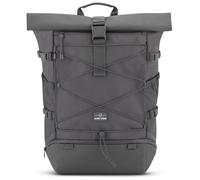 Johnny Urban Reiserucksack Damen & Herren Grau - Allen Travel L - 37L Rolltop Rucksack Groß Handgepäck - Idealer Backpack für Reisen Ausflüge Trips - Wasserabweisend