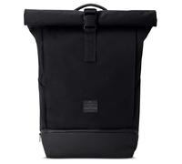 Johnny Urban Rucksack Damen & Herren Schwarz - Allen Medium - Rolltop Mit Laptopfach für Uni Fahrrad Business - 15L - Nachhaltig - Wasserabweisend