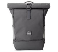 Johnny Urban Rucksack Damen & Herren Grau - Allen Medium - Rolltop Mit Laptopfach für Uni Fahrrad Business - 15L - Nachhaltig - Wasserabweisend