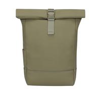 Johnny Urban Rucksack Damen Grün - Harvey Medium - Rolltop Mit Laptopfach für Uni Business City - 15L - Matte PU Beschichtung - Wasserabweisend