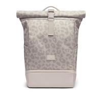 Johnny Urban Rucksack Damen & Herren Beige Leo - Allen Medium | Rolltop Mit Laptopfach für Uni Fahrrad Business - 15L - Wasserabweisend