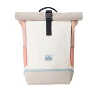 Johnny Urban Rucksack Damen & Herren Beige Rosa - Allen Medium - Rolltop Mit Laptopfach für Uni Fahrrad Business - 15L - Wasserabweisend
