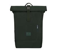 Johnny Urban Rucksack Damen & Herren Dunkelgrün - Robin Medium - Rolltop Mit Laptopfach für Uni Business Fahrrad - 15L - Nachhaltig - Wasserabweisend