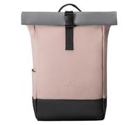 Johnny Urban Rucksack Damen & Herren - Harvey Medium - Rolltop Mit Laptopfach für Uni Business City - 15L - Matte PU Beschichtung - Wasserabweisend