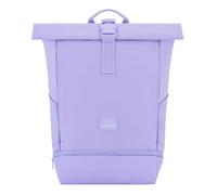 Johnny Urban Rucksack Damen & Herren Lila - Allen Medium - Rolltop Mit Laptopfach für Uni Fahrrad Business - 15L - Nachhaltig - Wasserabweisend