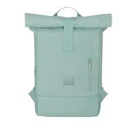 Johnny Urban Rucksack Damen & Herren Mint - Robin Medium - Rolltop Mit Laptopfach für Uni Business Fahrrad - 15L - Nachhaltig - Wasserabweisend