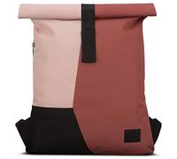 Johnny Urban Rucksack Damen & Herren Rot Rosa - Oskar - Moderner Turnbeutel Rolltop für Sport und Reisen - Diebstahlsicherer Tagesrucksack - Wasserabweisend