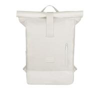 Johnny Urban Rucksack Damen & Herren Weiß - Robin Medium - Rolltop Mit Laptopfach für Uni Business Fahrrad - 15L - Nachhaltig - Wasserabweisend