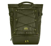 Johnny Urban Rucksack für Herren & Damen Grün - Harper - Daypack für Freizeit Sport Alltag - Tagesrucksack mit vielen Fächern - 16 Zoll Laptopfach & Trolley Strap - Wasserabweisend