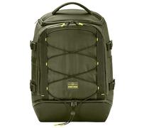 Johnny Urban Rucksack Herren & Damen Grün - Jack - Daypack für Travel Freizeit Sport - Tagesrucksack mit vielen Fächern - 16 Zoll Laptopfach & Trolley Strap - Wasserabweisend