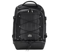 Johnny Urban Rucksack Herren & Damen Schwarz - Jack - Daypack für Travel Freizeit Sport - Tagesrucksack mit vielen Fächern - 16 Zoll Laptopfach & Trolley Strap - Wasserabweisend