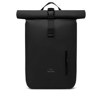 Johnny Urban Rucksack Wasserdicht Damen & Herren Schwarz - Conor - Wasserdichter Rolltop Fahrradrucksack - Wasserfester Roll Top Backpack für Uni Fahrrad Büro - Mit Laptop Fach