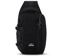 Johnny Urban Slingbag Damen Herren Schwarz - Charlie - Crossbody Schultertasche Travel Wandern Outdoor Reisen - Reißfestes & Langlebiges Material - Fach für Wasserflasche