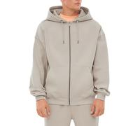 Johnny Urban Sweatjacke Damen & Herren Beige - Caleb - Oversized Kapuzenjacke mit Reißverschluss - Unisex Zip Hoodie - Weiche Innenseite - Sweatshirt Jacke Mit Kapuze