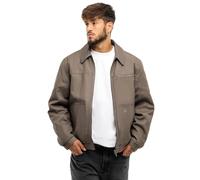 Johnny Urban Übergangsjacke Herren & Damen Wendbar Grün - Ethan - Reversible Herbstjacke aus Baumwolle & Polyester - Einfarbig & Print - Leicht Gefütterte Jacke für den Übergang