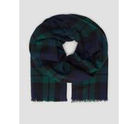 Johnstons Of Elgin Karierter Kaschmirschal Wa001174-ku0317 Mehrfarbig;Grün;Dunkelblau UNI