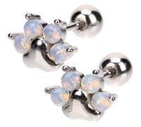 JOINPAYA 1 Paar Katzenpfoten Ohrstecker Damen Ohrschmuck aus S925 Silber Hautfreundlich und Langlebig Mädchenohrringe für Alltag und Geschenk