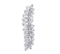 JOINPAYA 1 Stück Zirkon Haarspange Silber Elegante Haarnadel für Mädchen und Frauen Modischer Haarschmuck für Party und Alltag