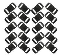 JOINPAYA 100 Stück Kunststoff Steckverschluss Schnallen für Rucksack Gurtband Reparatur Langlebige Outdoor Ersatzschnalle Robustes Zubehör für Gepäck und Taschen