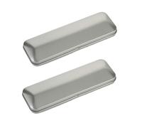 JOINPAYA 2 Stück Weißblech Bleistift Etui 160x54x20mm Multifunktionaler Tragbarer Stifte Organizer Für Schule Und Büro Verschleißfest Kompakt Für Rucksack Und Schublade