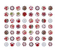 JOINPAYA 200 Stück Bunte Holzknöpfe zum Annähen Dekorative Selbstgemacht Zierknöpfe aus Langlebigem Holz für Nähen Basteln und Handwerk