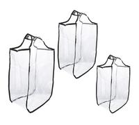 JOINPAYA 3 Stück Gepäckschutzhüllen Halbtransparent PVC Kofferschutzhülle Verschleißfest Wiederverwendbar für Reisegepäck (20 22 24 Zoll