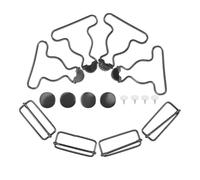 JOINPAYA 4 Stück Verstellbare Metall Latzhosenschnallen 38cm für Jeans Hosenträger Clips Selbstgemacht Nähen Zubehör Langlebige Schiebeschnallen für Latzhosen und Overalls