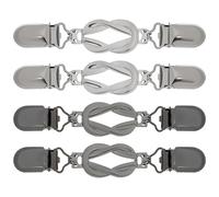 JOINPAYA 4 Stück Vintage Schal Und Cardigan Clips Aus Metall Retro Kragenclips Für Damenpullover Und Umhang Elegant Und Langlebig Vielseitig Für Strickjacken Und Schals