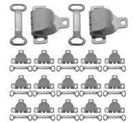 JOINPAYA 40 Stück Haken und Ösen Nähen Metallverschlüsse für Kleidung Hosen Röcke Selbstgemacht Nähverschluss Ersatz Bh Haken für Kleiderreparatur