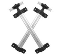 JOINPAYA Aluminium Teleskopgriff Ersatzgriff für Koffer 2 Stück 21 Zoll Leichtes Metall für Reisekoffer Trolley Griff Zubehör zum Austausch