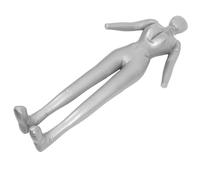 JOINPAYA Aufblasbare Weibliche Schaufensterpuppe Ganzkörpermodell aus Stoff Platzsparender Kleiderständer für Bekleidungsgeschäfte und Messen