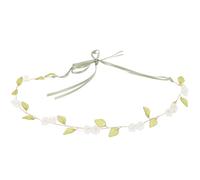 JOINPAYA Braut Haarschmuck Blumenkranz Stirnband Handgefertigtes Blumen Haarband mit Glockenblumen Dekoratives Hochzeitsstirnband für Damen und Mädchen Vielseitiger Blumenkopfschmuck für