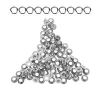 JOINPAYA Eisen Metallösen 100 Stück 5mm für Schnürsenkel Stoff und Leder Bastelarbeiten an Schuhen
