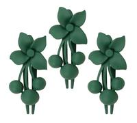 JOINPAYA Französische Haarspangen 3 Stück Pack mit Blumen Design Stabile Haarklammern aus Widerstandsfähigem Material für Feines Haar Modisches Haaraccessoire für Damen und Mädchen bei