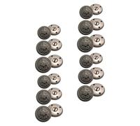 JOINPAYA Jeansknöpfe Kupfer 30 Stück Metall Rund 2,5cm zum Einschlagen Ersatzknöpfe für Hosenjacken Robust und Langlebig