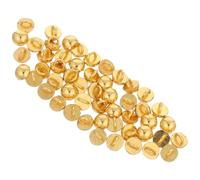 JOINPAYA Kleiner Metall Pilzknöpfe 4mm aus Zinklegierung mit Halbrundem Schaft 50 Stück Selbstgemacht Knöpfe für Puppenkleidung Stofftiere Bastelprojekte Antikbronze