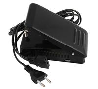 JOINPAYA Schwarzes 3 Loch Fußpedal aus Eisen mit Kabel für Haushaltsnähmaschinen Ersatzteil Fußanlasser mit Einfacher Installation und Stabilem Netzanschluss