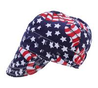 JOINPAYA Schweißer Baumwollkappe Verstellbar mit Flammhemmendem Gewebe Staubschutz und Atmungsaktivem Netzfutter Arbeitsschutz für Schweißarbeiten