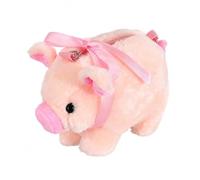 JOINPAYA Süße Schweinchen Plüschtasche für Kinder und Mädchen, Kawaii Tier-Schultertasche mit Verstellbarem Riemen, Flauschige Umhängetasche in Rosa, Niedliches Geburtstagsgeschenk für Schüler
