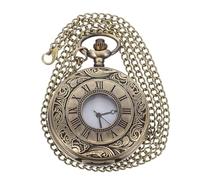 JOINPAYA Vintage Taschenuhr mit Deckel und Muster, Gold, Weihnachten Party | Kunststoff und Metall mit Zinklegierung, Tragbar, Formelle Anlässe, für Stilbewusste Erwachsene