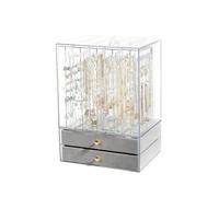 jojnsha Staubdichter Wasserdichter Acryl Schmuck Aufbewahrungskoffer Mit Sicherem Deckel Versiegelter Staubdichter Organizer Für Verschiedene Accessoires Versiegelte Aufbewahrung