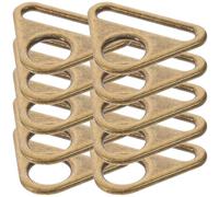 jojofuny 10 Stück Dreieckige Schnallen aus Zinklegierung Tragbare und Abnehmbare Bastelschnallen für Tägliche Bastelarbeiten und Kleidung 38mm Größe