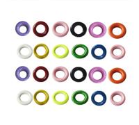 jojofuny 200 Stück Ösen Satz 10mm aus Eisen Robuste Metallösen für Schuhe und Kleidung Vielseitig Einsetzbar für Selbstgemacht Bastelprojekte und Laden Dekoration Zufällige Zufällige Farbe