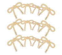 jojofuny 30 Stück Goldene Metall Schmetterlingsknoten Knöpfe aus Zinklegierung 15 23mm für Selbstgemacht Kleidung Dekoration mit Exquisiter Verarbeitung