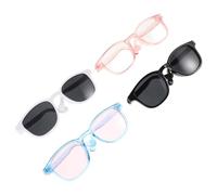 jojofuny 4 Stück Pack Sonnenbrillen für Kleine Hunde und Katzen Leichte UV Schutzbrillen aus Weichem Material Modische Foto Accessoires für Haustier Partys und Outdoor