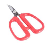 jojofuny Gebogene Lederschere aus Kohlenstoffstahl, Rot, 120 Mm