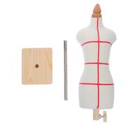 jojofuny Kleiner Nähpuppe 1/3 Schneiderpuppe aus Robustem Material Verstellbare Damen Schneiderpuppe für Präzises Kleidungsdesign Leicht und Vielseitig für Nähprojekte und Modedesign