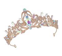 jojofuny Strass Haarreif Kronenverzierung aus Zinklegierung Filigraner Braut Haarschmuck für Damen und Mädchen Komfortabler Kopfschmuck für Hochzeit Festival Feier