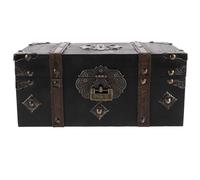 jojofuny Vintage für und Schlafzimmer mit Ausreichender Kapazität Aufbewahrungsbox mit Schloss Schmuckkästchen Dekorative Schmuckschatulle für und