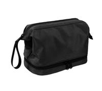 jojomis Kulturbeutel für Herren, Reise-Organizer, große Kapazität, Kosmetiktasche, Rasiertasche für Outdoor, Vatertag, Badezimmer, Geschenk, Schwarz, 1 Stück